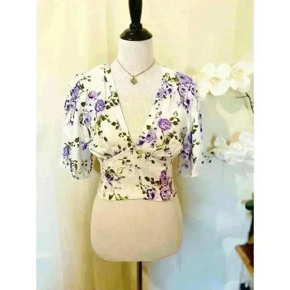 Forever21 Floral Blouse - Picture 1 of 3